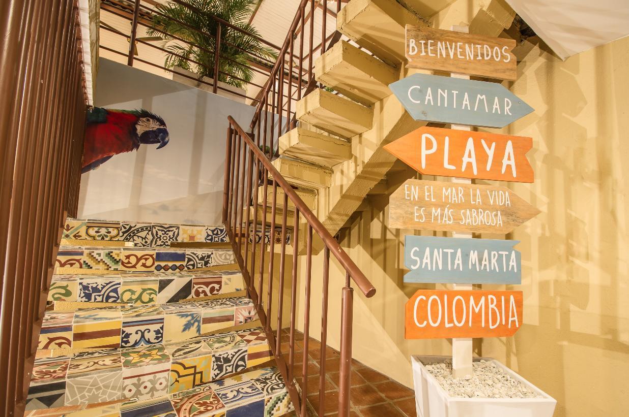 The Cantamar Beach Hostel ซันตามาร์ตา ภายนอก รูปภาพ